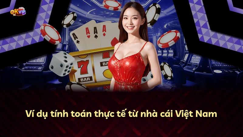 Ví dụ tính toán thực tế từ nhà cái Việt Nam